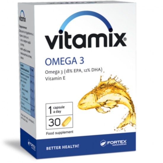ВИТАМИКС ОМЕГА-3 60 капсули ФОРТЕКС | VITAMIX OMEGA-3 30 caps FORTEX