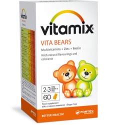 ВИТАМИКС ВИТА ЖЕЛИРАНИ МЕЧЕТА 60 таблетки ФОРТЕКС | VITAMIX VITA BEARS 60 tabs FORTEX