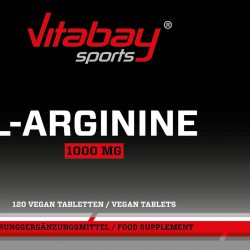 Sport L-Arginin 1000 mg x 60 таблетки Витабей | Sport L-Аргинин 1000 mg x 60 tabs Vitabay