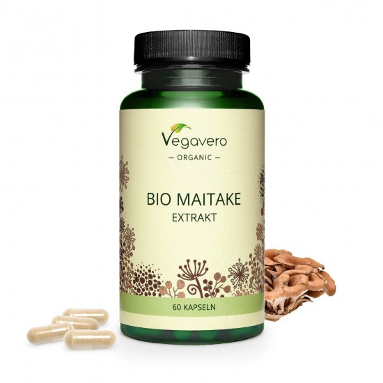 Био Майтаке капсули x 60 бр ВЕГАВЕРО | Bio Maitake Extrakt caps x 60 s VEGAVERO 