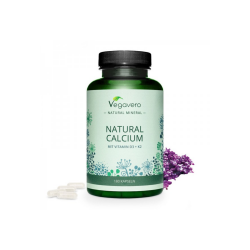 Натурален морски калций с витамин Д + К2 x 180 капсули ВЕГАВЕРО | Natural Calcium mit Vitamin D3 + K2 x 180 caps VEGAVERO