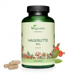Био Шипка капсули x 180 бр ВЕГАВЕРО | Hagebutte Bio caps x 180 s VEGAVERO 