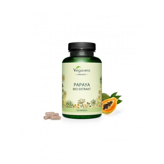 Папая БИО Екстракт x 120 капсули ВЕГАВЕРО | Papaya BIO Extrakt x 120 caps VEGAVERO