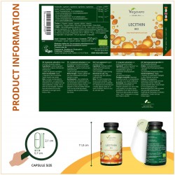 Био Лецитин 500мг x 120 капсули ВЕГАВЕРО | Lecithin Bio x 120 caps VEGAVERO