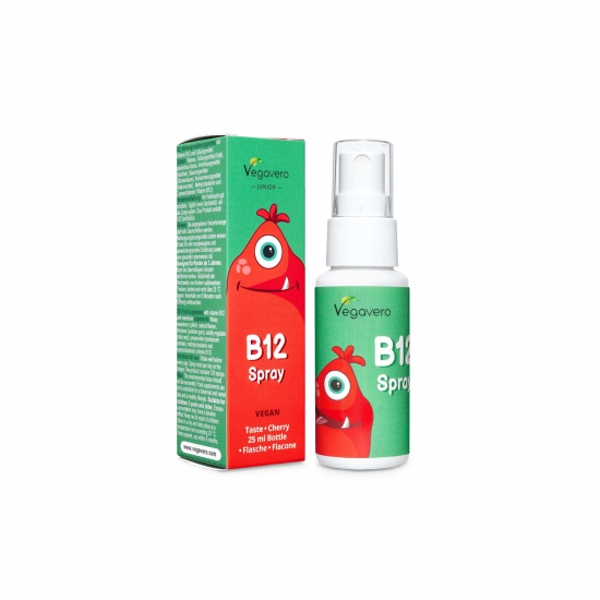 Витамин В12 за деца спрей за уста x 25 мл ВЕГАВЕРО | B12 Spray Junior x 25 ml VEGAVERO
