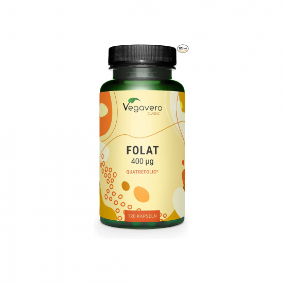Фолиева киселина x 120 капсули ВЕГАВЕРО | Folic Acid Quatrefolic x 120 caps VEGAVERO