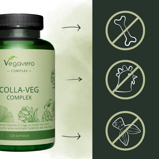 ВЕГАН КОЛАГЕН КОМПЛЕКС капсули x 120 бр ВЕГАВЕРО | Colla-Veg Complex caps x 120 s VEGAVERO 