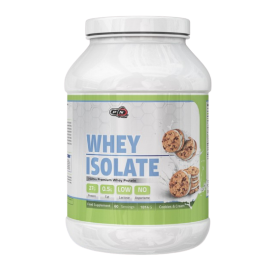 СУРОВАТЪЧЕН ИЗОЛАТ - ИЗБОР ОТ ВКУСОВЕ прах 1800 гр ПЮР НУТРИШЪН | WHEY ISOLATE pwd 1814g PURE NUTRITION