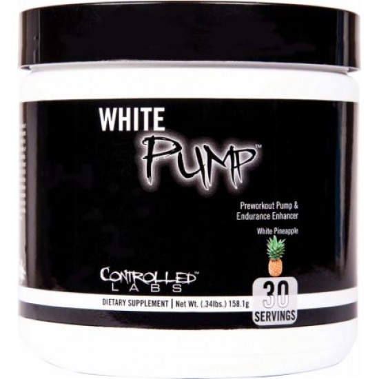 УАЙТ ПЪМП - АНАНАС прах 30 дози КОНТРОЛД ЛАБС | WHITE PUMP - PINEAPPLE pwd 30 servings CONTROLLED LABS