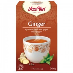 ЙОГИ ОРГАНИК БИО Аюрведичен чай "Джинджифил", пакетчета 17бр | YOGI ORGANIC BIO Ayurvedic tea blend "Ginger" teabags 17s