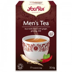 ЙОГИ ОРГАНИК БИО Аюрведичен чай "За мъже", пакетчета 17бр | YOGI ORGANIC BIO Ayurvedic tea blend "Men's tea" teabags 17s