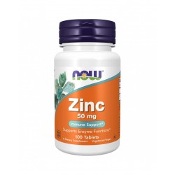ЦИНК ГЛЮКОНАТ 50мг 100 табл НАУ ФУУДС | ZINC GLUCONATE 50mg 100 tabs NOW FOODS