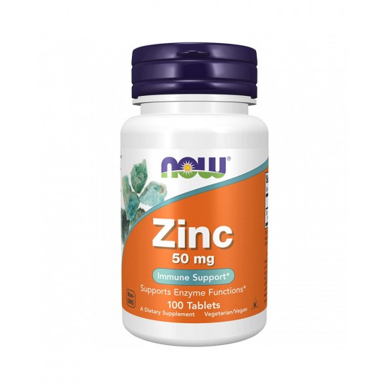 ЦИНК ГЛЮКОНАТ 50мг 100 табл НАУ ФУУДС | ZINC GLUCONATE 50mg 100 tabs NOW FOODS