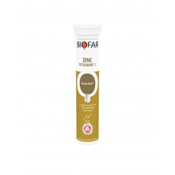 Цинк + Витамин Ц 500мг х 20 ефф.табл БИОФАР | Zinc + Vitamin C 500mg x 20 eff tabs BIOFAR