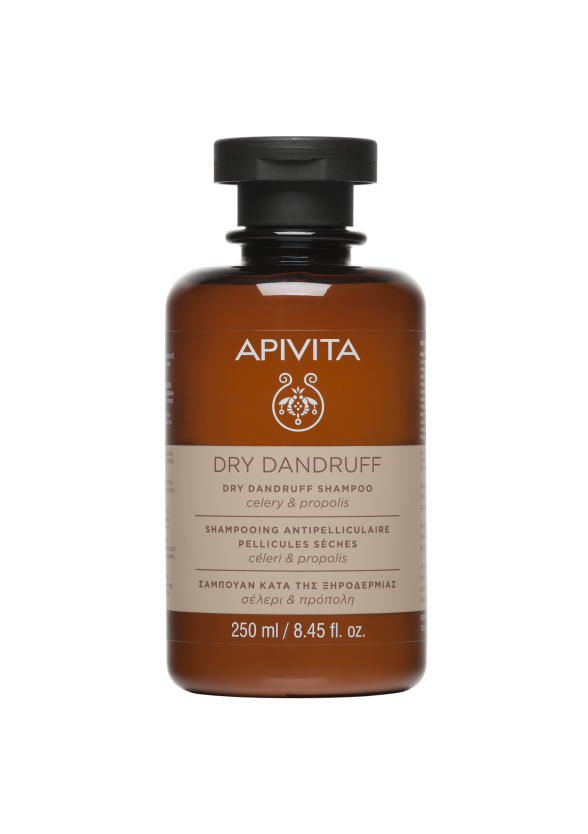 Шампоан против сух пърхот x 250мл АПИВИТА | Dry Dandruff shampoo x 250ml APIVITA