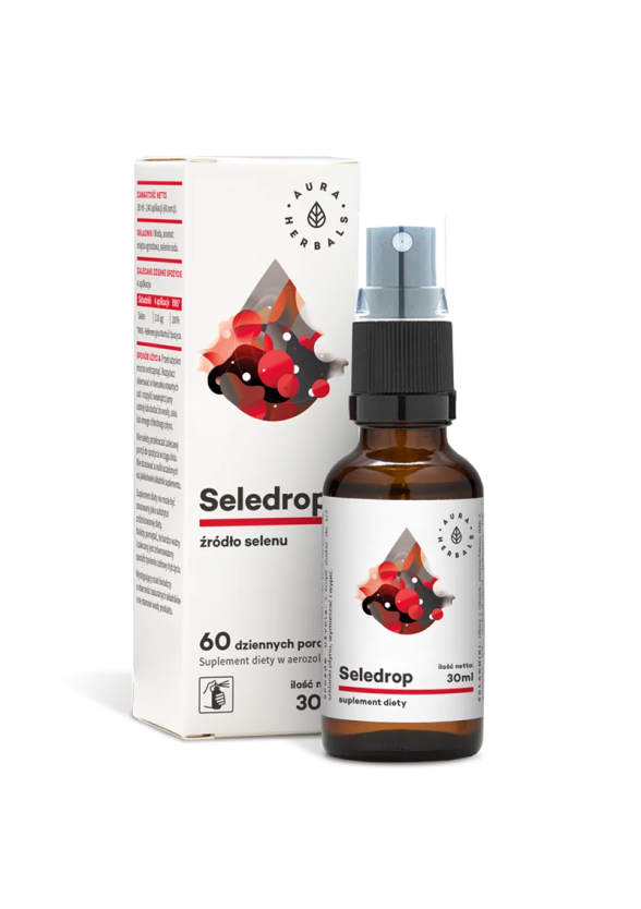 Селен (натриев селенит) x 30 мл, орален спрей Аура Хербалс | Seledrop x 30 ml, oral spray Aura Herbals     