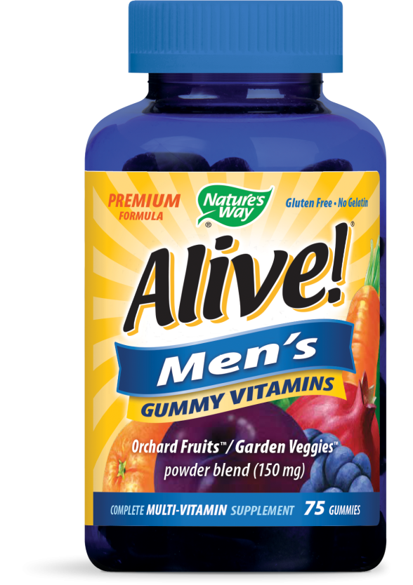 АЛАЙВ Мултивитамини за мъже 75бр. желирани табл. НЕЙЧЪР'С УЕЙ | ALIVE Multivitamins Men's gummies 75s gummies NATURE'S WAY