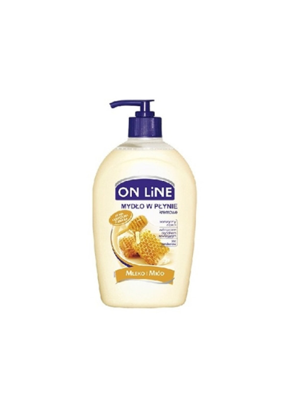 ОН ЛАЙН Течен сапун Мляко и Мед 500мл | ON LINE Liquid soap Milk and Honey 500ml