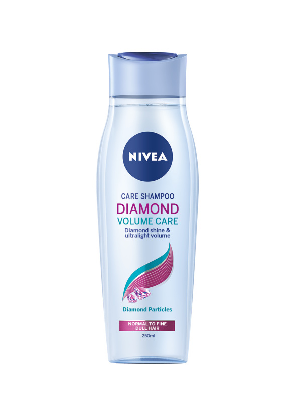 НИВЕА ДАЙМЪНД ВОЛЮМ Шампоан за блясък и обем 250мл | NIVEA DIAMOND VOLUME Care shampoo 250ml