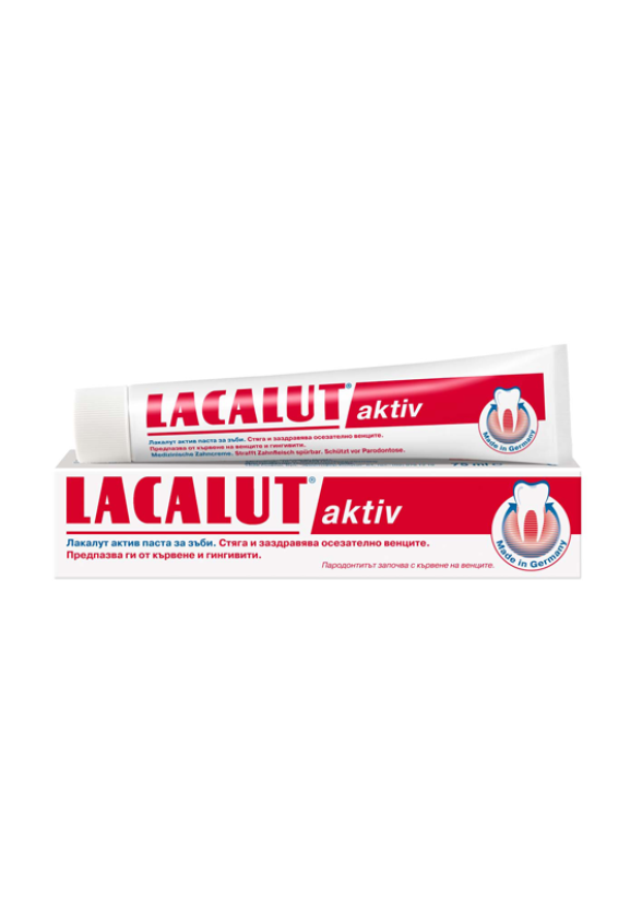 ЛАКАЛУТ Паста за зъби АКТИВ 75мл | LACALUT Toothpaste ACTIV 75ml 