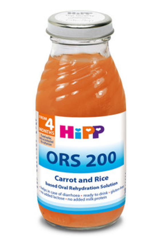 ХИП ОРС 200 – диетична напитка на базата на моркови и ориз 200мл. | HIPP ORS-200 carrot and rice based oral rehydration solution 200ml