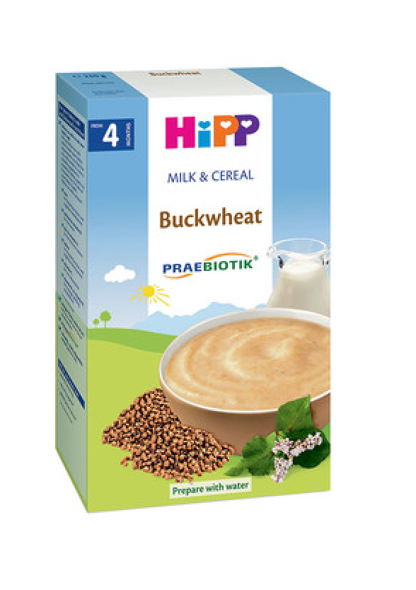 ХИП ПРЕБИОТИК® Млечна каша елда 4+ м. 250гр. | HIPP PREBIOTIC® Milk mash buckwheat 4+ m 250g