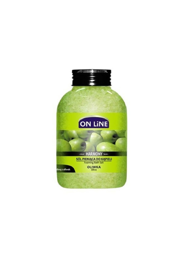 ОН ЛАЙН Пенобразуващи соли за вана с Маслина 600гр. | ON LINE Foaming bath salts with Olive 600g