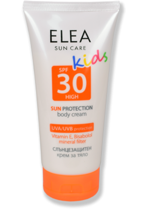 ЕЛЕА Детски слънцезащитен крем за тяло SPF 30 150мл | ELEA Sun care SPF 30 kids 150ml