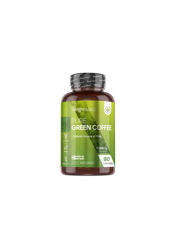 Зелено кафе x 90 капсули Уейт Уърлд | Pure Green Coffee x 90 caps Weight World 