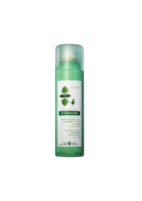 КЛОРАН Сух шампоан с коприва против омазняване 150мл | KLORANE Dry shampoo with nettle 150ml