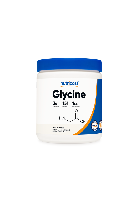 Глицин x 454 гр прах НУТРИКОСТ | Glycine x 454 g NUTRICOST