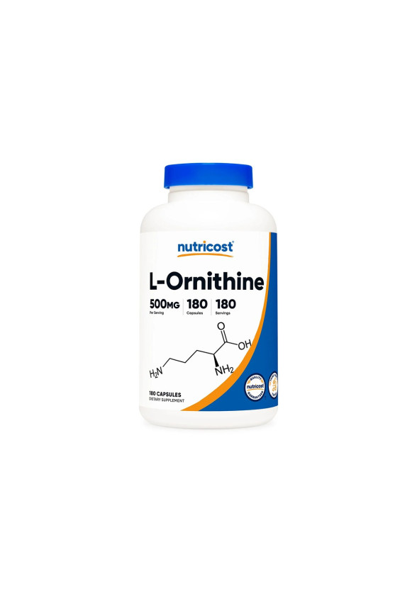 Л-Орнитин x 180 капсули НУТРИКОСТ | L-Ornithine x 180 caps NUTRICOST