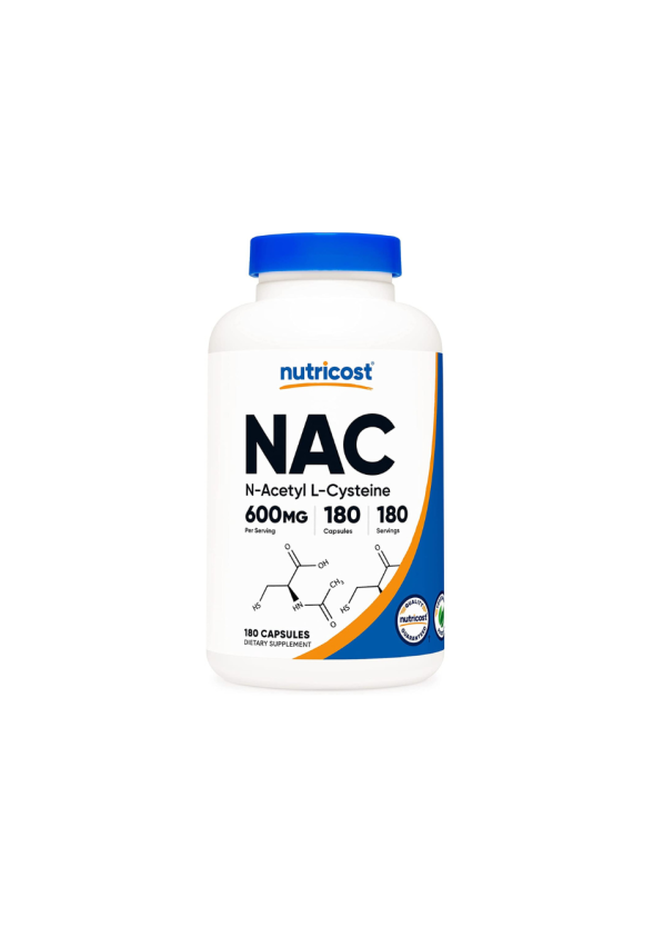 N-ацетил L-цистеин x 180 капсули НУТРИКОСТ | N-Acetyl L-Cysteine x 180 caps NUTRICOST
