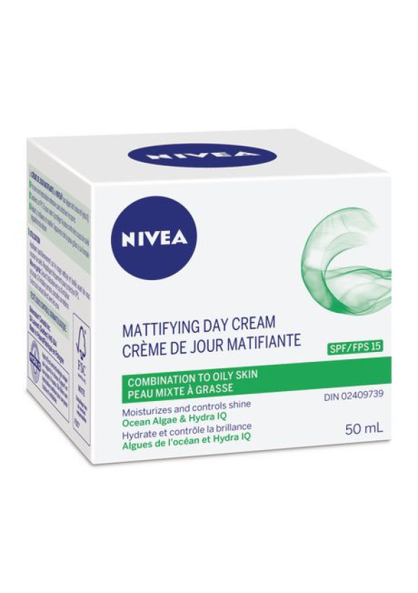 НИВЕА Дневен крем за мазна кожа SPF15 50мл | NIVEA Day care mattifying SPF15 50ml