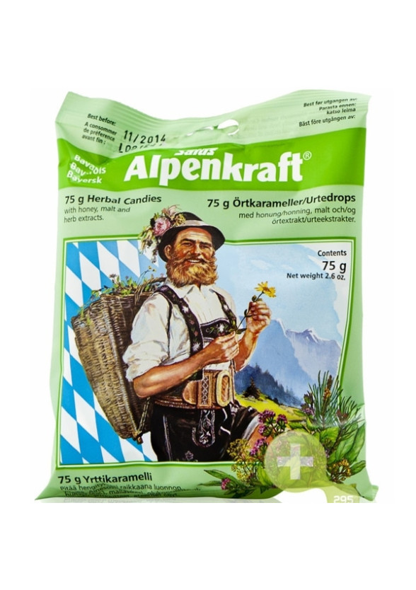 Билкови бонбони Alpenkraft 75гр ФЛОРАДИКС | Herbal candy Alpenkraft 75g FLORADIX