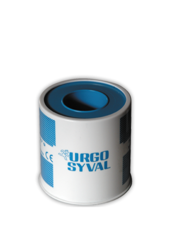 УРГО УРГОСИВАЛ Копринен лейкопласт (син) 5м x 5см | URGO Urgosival (blue) 5m x 5sm