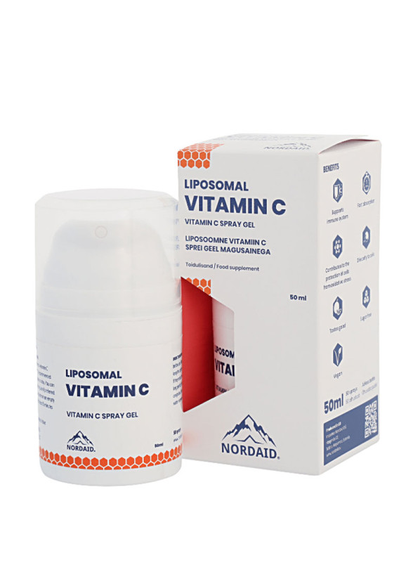 Липозомен Витамин С х 30 мл, спрей Нордейд | Liposomal Vitamin C x 30 ml, spray Nordaid