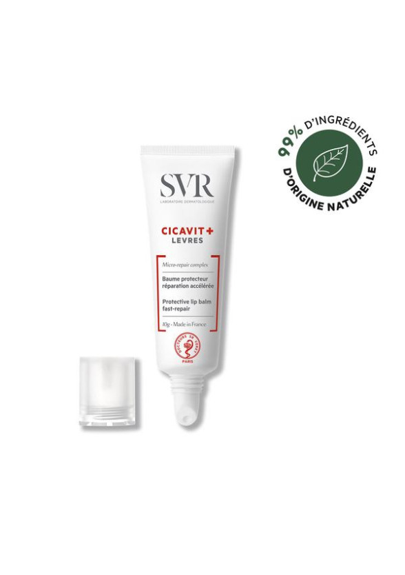 СВР ЦИКАВИТ+ Възстановяващ и предпазващ балсам за устни 10гр | SVR CICAVIT+ Soothing Lip Balm 10g