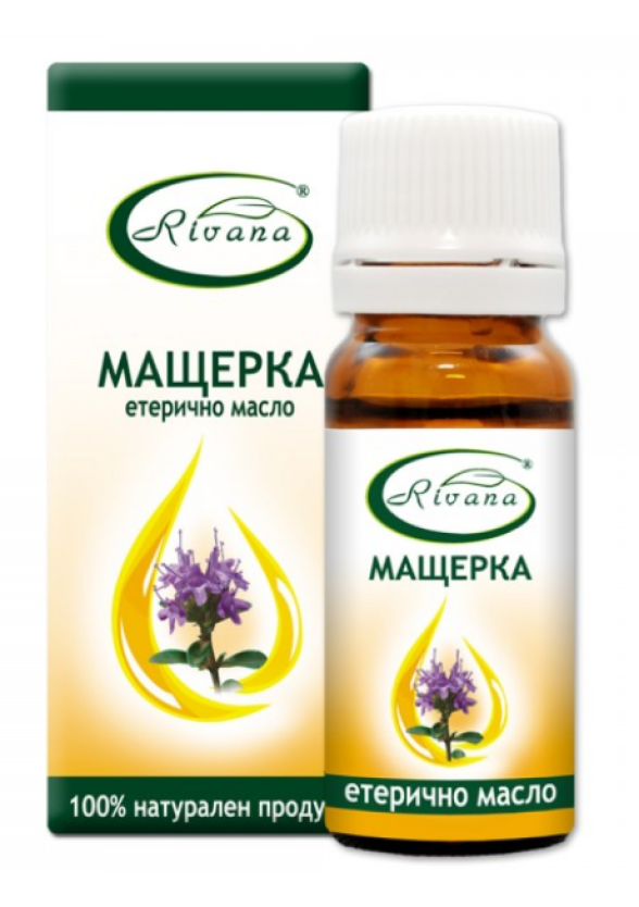 РИВАНА Етерично масло от МАЩЕРКА 10мл | RIVANA THUMUS VULGARIS Essential oil 10ml