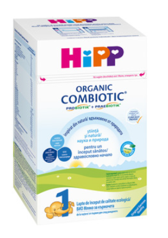 ХИП 1 КОМБИОТИК Био мляко за кърмачета 800гр | HIPP 1 COMBIOTIC Bio infant milk 800g