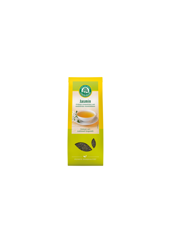 БИО Зелен чай с Жасмин, насипен 75гр ЛЕБЕНСБАУМ | BIO Green tea with Jasmin, loose 75g LEBENSBAUM