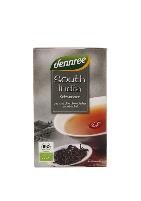 БИО Чай Черен Южна Индия пакетчета 20бр, 30гр ДАНРЕ | BIO Black tea "Aouth India" teabags 20s, 30g DANNREE