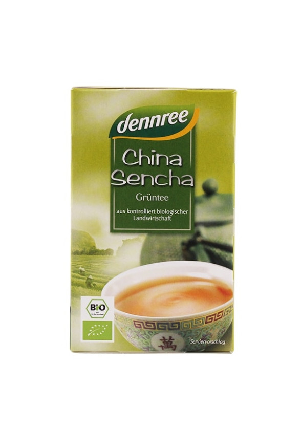 БИО Чай Зелен Сенча пакетчета 20бр, 30гр ДАНРЕ | BIO Tea Green "China Sencha" teabags 20s, 30g DANNREE