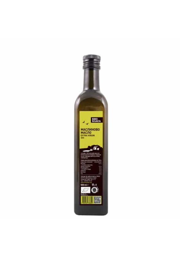 БИО Маслиново масло, екстра върджин 500мл БИО КЛАСА | BIO Olive oil, extra virgin 500ml BIO KLASA