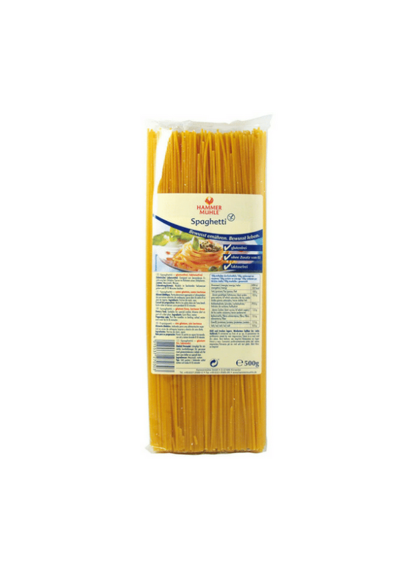 Спагети без глутен 500гр ХАМЕРМИЛ | Spaghetti, gluten free 500g HAMMERMÜHLE