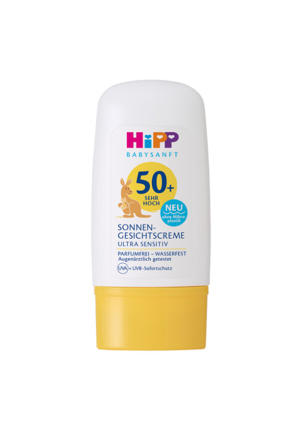 ХИП БЕЙБИЗАНФТ Слънцезащитен крем SPF30+ 50мл | HIPP BABYSANFT Sun protection cream SPF30+ 50ml