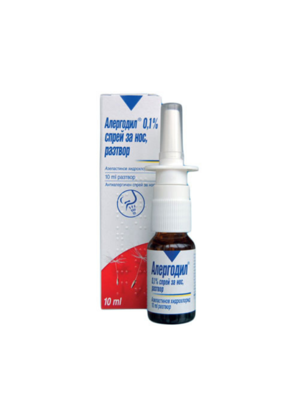 АЛЕРГОДИЛ спрей за нос, разтвор x 10мл | ALERGODIL nasal spray, solution x 10ml
