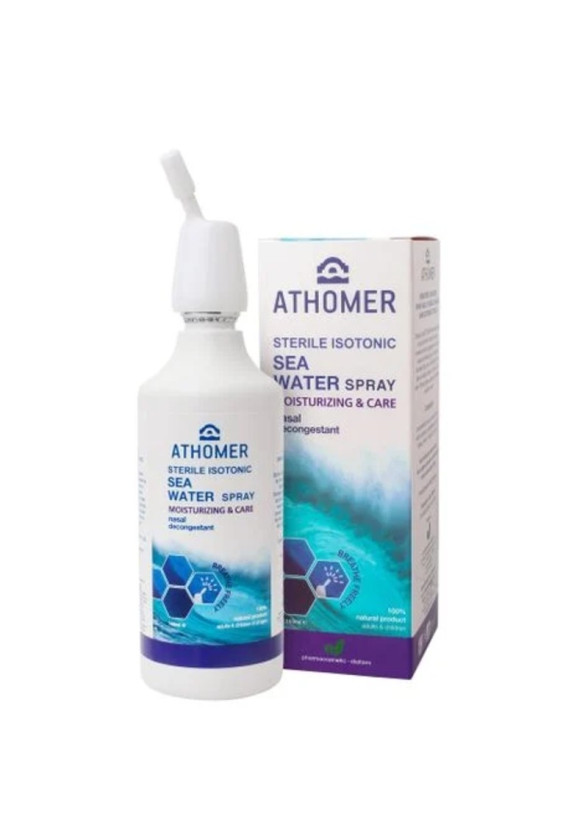 АТОМЕР Спрей, стерилен изотоничен, с морска вода 150мл | ATHOMER Spray 150ml