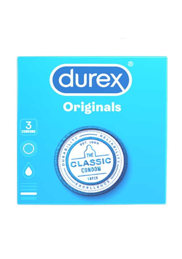 ДЮРЕКС ОРИДЖИНАЛ презервативи 3бр., 12бр. | DUREX ORIGINAL condoms 3s, 12s