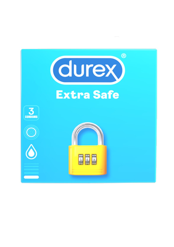 ДЮРЕКС ЕКСТРА СЕЙФ презервативи 3бр., 18 бр. | DUREX EXTRA SAFE condoms 3s, 18s